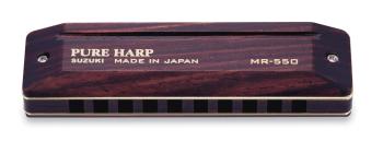 Suzuki MR-550-B Pure Harp Harmonica Key of B (SU-MR-550-B)