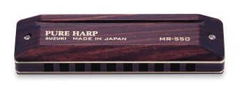 Suzuki MR-550-F Pure Harp Harmonica Key of F (SU-MR-550-F)