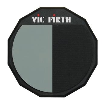 Vic Firth PAD12H Single Sided Double Surface Practice Pad. 12" (VI-PAD12H)