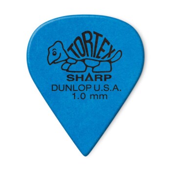Dunlop 412100R Tortex Sharp Guitar Pick 1.0mm (72 Pack) (DU-412R100)