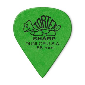 Dunlop 412R088 Tortex Sharp Guitar Pick .88mm (72 Pack) (DU-412R88)