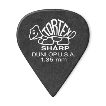 Dunlop 412R135 Tortex Sharp Guitar Pick 1.35mm (72 Pack) (DU-412R135)