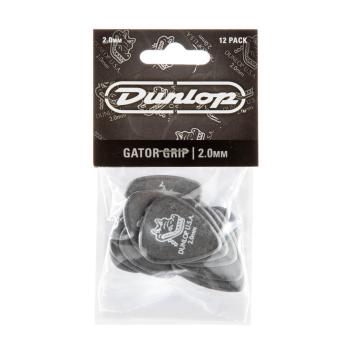 Dunlop 417P200 Gator Grip Guitar Pick 2.0mm (12 Pack) (DU-417P200)