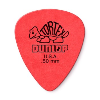 Dunlop 418R050 Tortex Standard Guitar Pick .50mm (12 Pack) (DU-418R50)