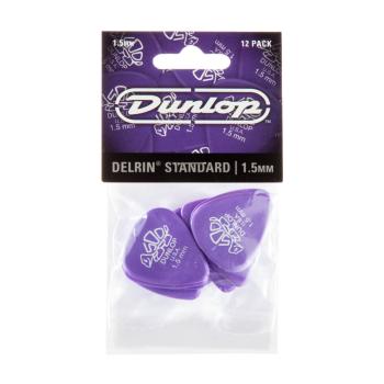 Dunlop 41P150 Delrin 500 Guitar Pick 1.50mm (12 Pack) (DU-41P15)