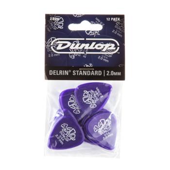 Dunlop 41P200 Delrin 500 Guitar Pick 2.0mm (12 Pack) (DU-41P20)