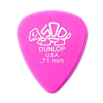 Dunlop 41R071 Delrin 500 Guitar Pick .71mm (72 Pack) (DU-41R71)