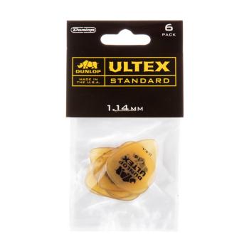 Dunlop 421P114 Ultex Standard Guitar Pick 1.14mm (6 Pack) (DU-421P114)