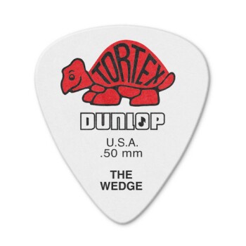 Dunlop 424R050 Tortex Wedge Guitar Pick .50mm (72 Pack) (DU-424R50)