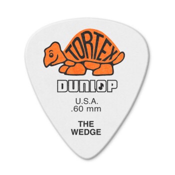 Dunlop 424R060 Tortex Wedge Guitar Pick .60mm (72 Pack) (DU-424R60)
