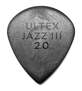 Dunlop 427R200 Ultex Jazz III Guitar Pick 2.0mm (24 Pack) (DU-427R20)