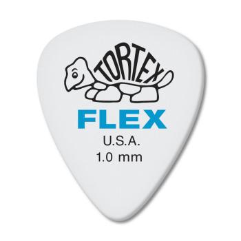 Dunlop 428R100 Tortex Flex Standard Guitar Pick. 1.0mm (24 Pack) (DU-428R10)