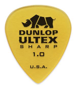 Dunlop 433R100 Ultex Sharp Guitar Pick 1.0mm (72 Pack) (DU-433R10)