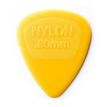 Dunlop 443R080 Nylon Midi Guitar Pick .80mm (72 Pack) (DU-443R80)