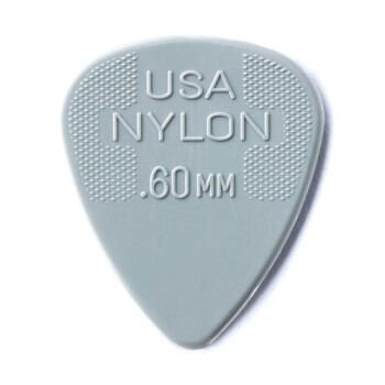 Dunlop 44R060 Jim Dunlop Nylon Guitar Pick .60mm (72 Pack) (DU-44R60)
