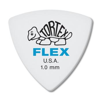 Dunlop 456P100 Tortex Flex Triangle Guitar Pick 1.0mm (6 Pack) (DU-456P10)
