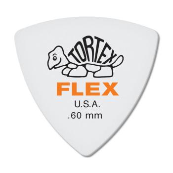 Dunlop 456R060 Tortex Flex Triangle Guitar Pick .60mm (72 Pack) (DU-456R60)