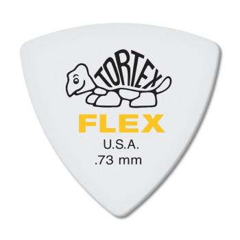 Dunlop 456R073 Tortex Flex Triangle Guitar Pick .73mm (72 Pack) (DU-456R73)