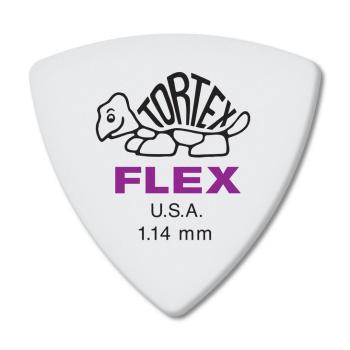 Dunlop 456R114 Tortex Flex Triangle Guitar Pick 1.14mm (72 Pack) (DU-456R114)