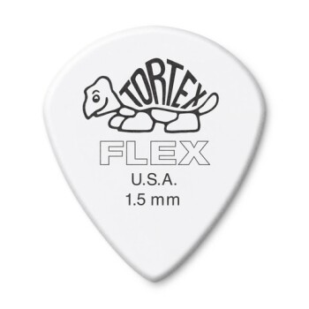 Dunlop 468R150 Tortex Flex Jazz III Guitar Pick 1.5mm (72 Pack) (DU-468R15)
