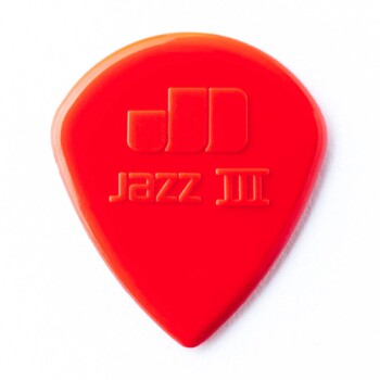 Dunlop 47R3N Nylon Jazz III Guitar Pick (24 Pack) (DU-47R3N)
