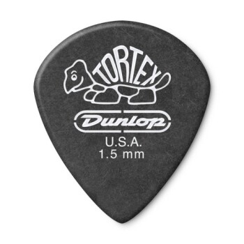 Dunlop 482R150 Tortex Pitch Black Jazz III Guitar Pick 1.50mm (72 Pack (DU-482R150)