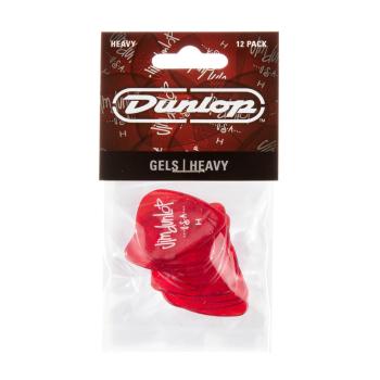 Dunlop 486PHV Gels Guitar Pick. Heavy Red (12 Pack) (DU-486PHV)