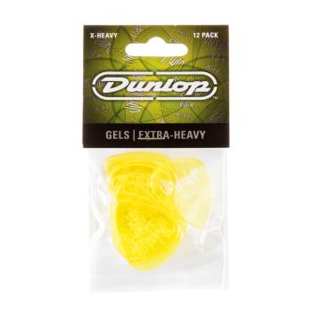 Dunlop 486PXH Gels Guitar Pick. Extra Heavy Yellow (12 Pack) (DU-486PXH)