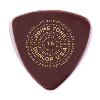 Dunlop 513R150 Primetone Triangle Smooth Guitar Pick 1.5mm (12 Pack) (DU-513R15)