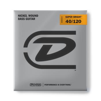Dunlop DBSBN40120 Super Bright Nickel Wound Bass Strings (5 String). 4 (DU-DBSBN40120)
