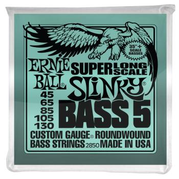 Ernie Ball P02850 Bass 5 Slinky Super Long Scale Electric Bass Strings (ER-2850)