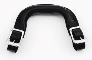 Grover CP70 Leather Handle Side Buckle. Black (GO-CP70)