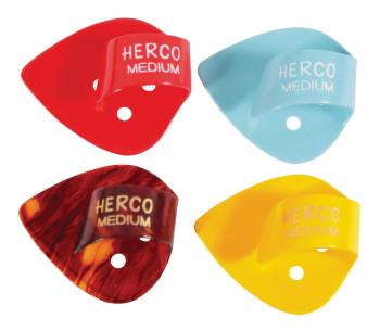 Herco HE112 Flat Thumbpicks. Medium (24 Pack) (HE-HE112)