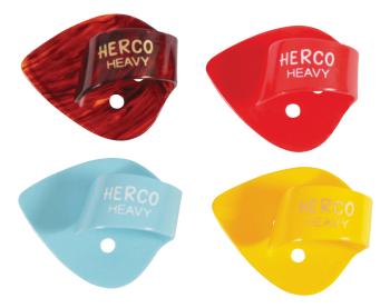 Herco HE113 Flat Thumbpicks. Heavy (24 Pack) (HE-HE113)