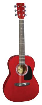 J Reynolds JR14TR 36" Acoustic Guitar. Trans Red (JR-JR14TR-A)