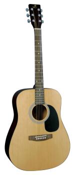 J Reynolds JR65N Dreadnought Acoustic Guitar. Gloss Natural (JR-JR65N-A)