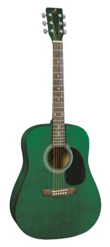J Reynolds JR65TGR Dreadnought Acoustic Guitar. Trans Green (JR-JR65TGR-A)