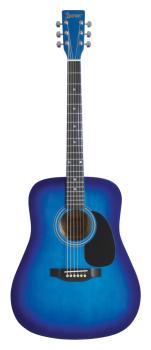 Lauren LA125BL Dreadnought Acoustic Guitar. Blue (LA-LA125BL-A)