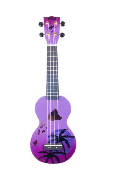 Mahalo MD1-HAPPB Hawaii Soprano Ukulele. Purple Burst (MA-MD1HAPPB)