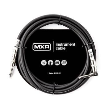 MXR DCIS10R Standard Instrument Cable. Straight to Right Angle 10' (DU-DCIS10R)
