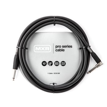 MXR DCIX10R Pro Series Instrument Cable. Straight to Right Angle 10' (DU-DCIX10R)