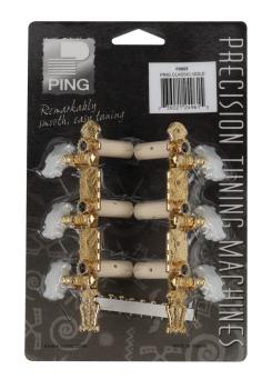 Ping P2623 Gold Lyra Plate Classic Machine Heads. Gold Worm Gear (PN-P2623)