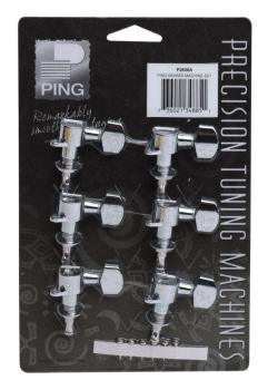 Ping P2656A 6-In-Line Geared Individual Machine Heads. 6-Left Chrome (PN-P2656A)