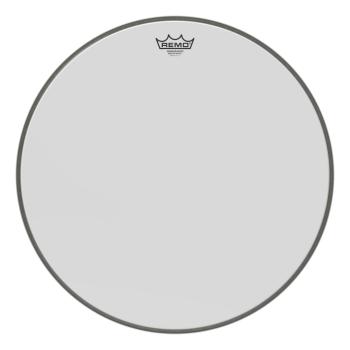 Remo BR-1220-00 Ambassador Smooth White Bass Drumhead. 20" (RE-BR122000)