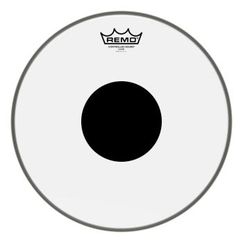 Remo CS-0313-10 Controlled Sound Clear Black Dot Drumhead Top Black Do (RE-CS031310)