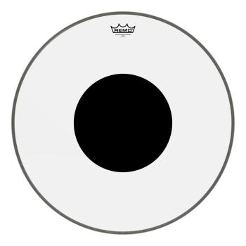 Remo CS-1322-10 Controlled Sound Clear Black Dot Bass Drumhead Top Bla (RE-CS132210)