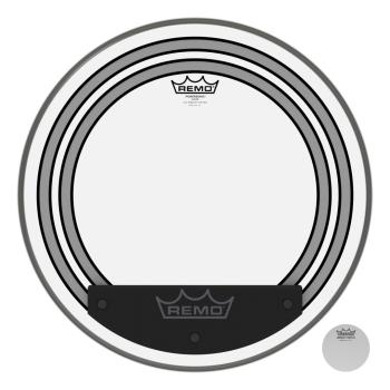 Remo PW-1318-00 Powersonic Clear Bass Drumhead. 18" (RE-PW131800)