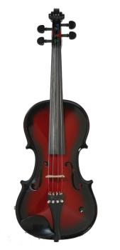 Barcus Berry BAR-AEVR Vibrato-AE Series Acoustic Electric Violin. Red  (BA-BAR-AEVR)
