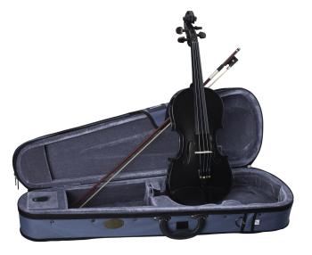 Stentor 1401BK Harlequin Violin. 3/4 Black (SO-1401BK-3/4)