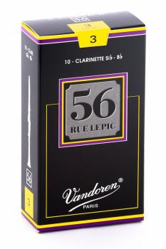 Vandoren CR503 Bb Clarinet 56 Rue Lepic Reeds Strength #3. (Box of 10) (VN-CR503)